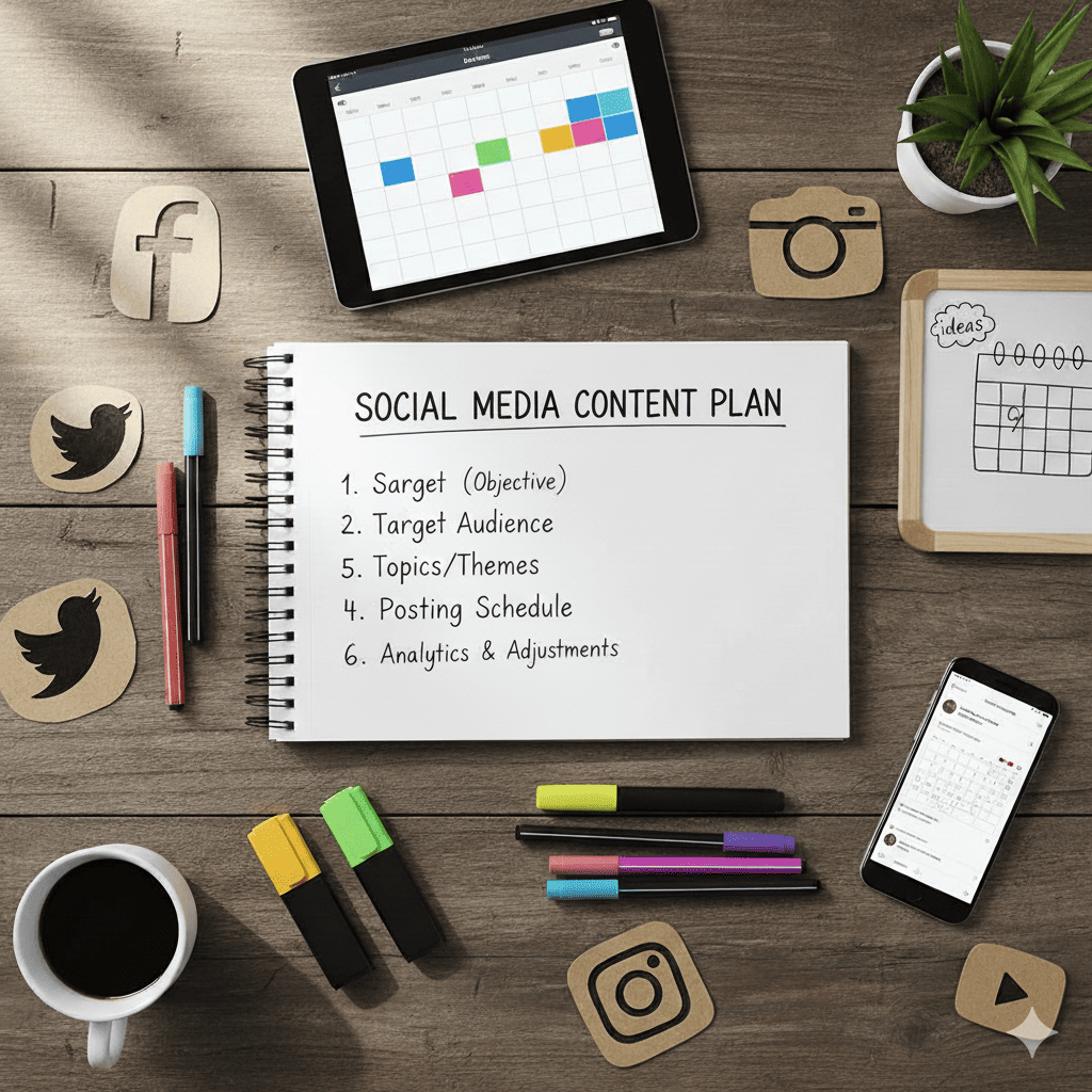 Social Media Content Plan Kaise Banayein – Complete Step-by-Step Guide
