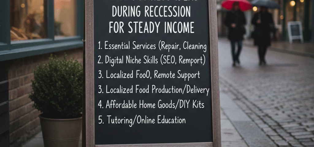 Small Business Ideas During Recession for Steady Income