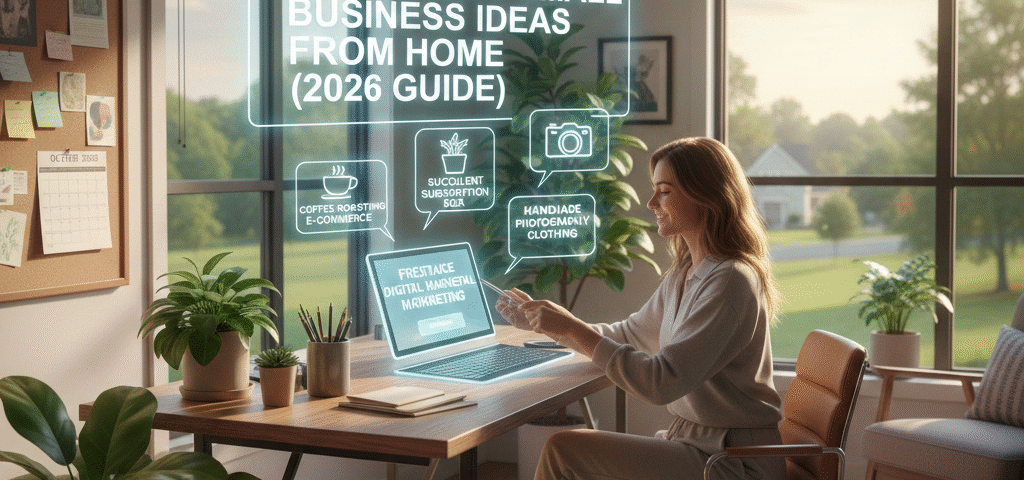 Profitable Small Business Ideas from Home (2026 Guide)