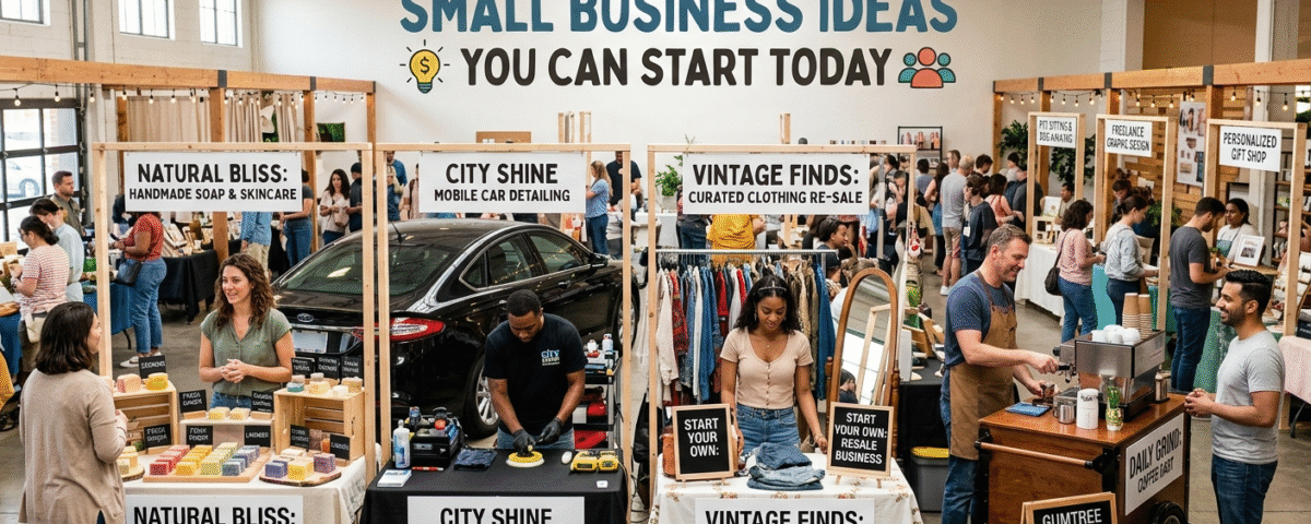 You said Small Business Ideas You Can Start Today