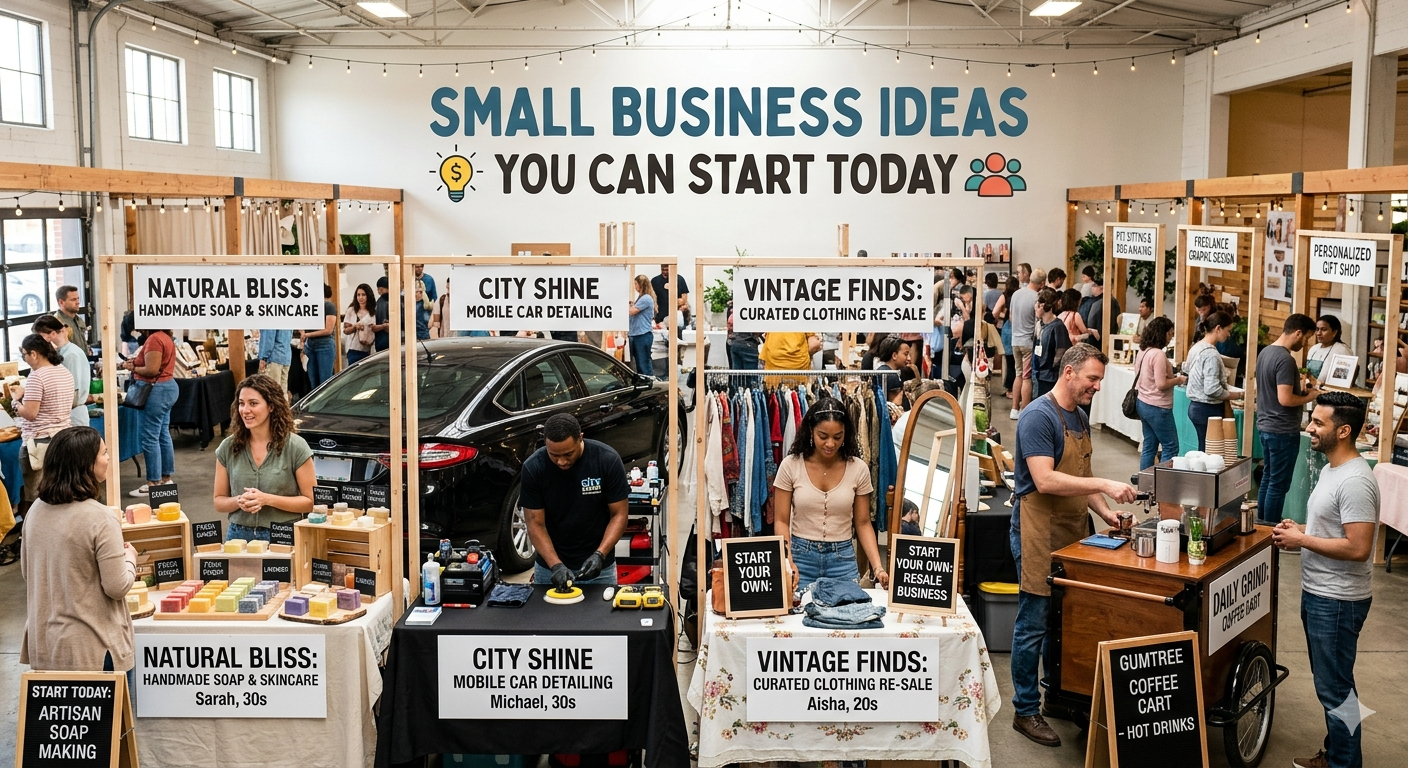 You said Small Business Ideas You Can Start Today
