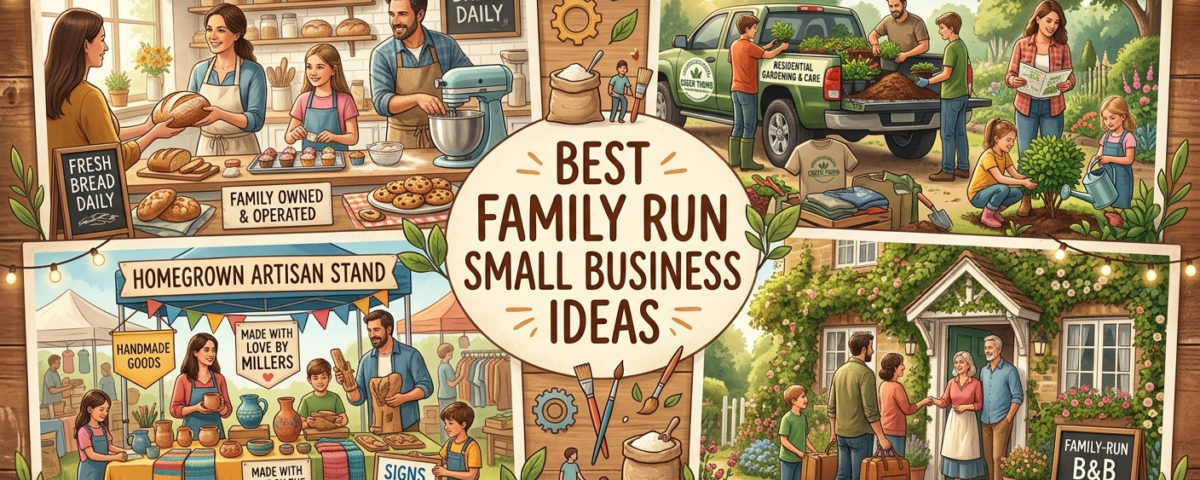 Family Run Small Business Ideas: Best Family Run Small Business Ideas
