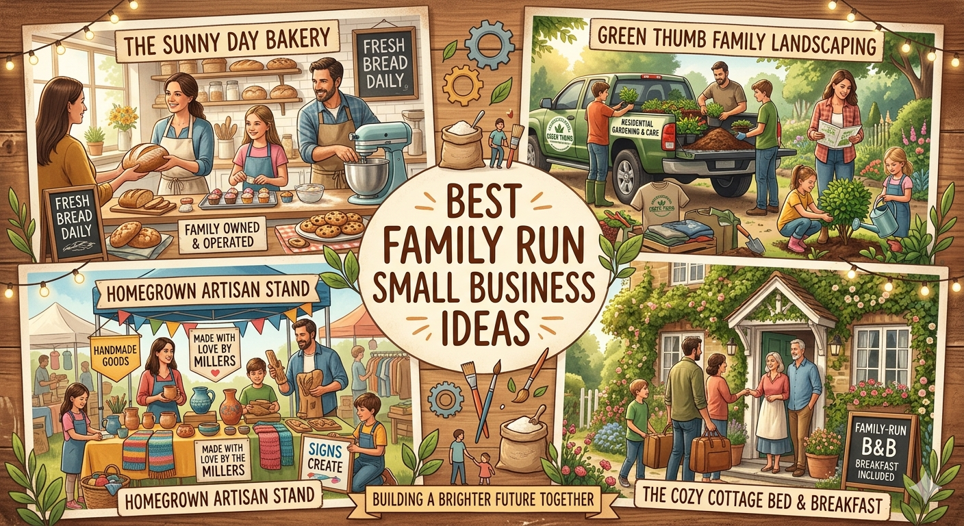 Family Run Small Business Ideas: Best Family Run Small Business Ideas