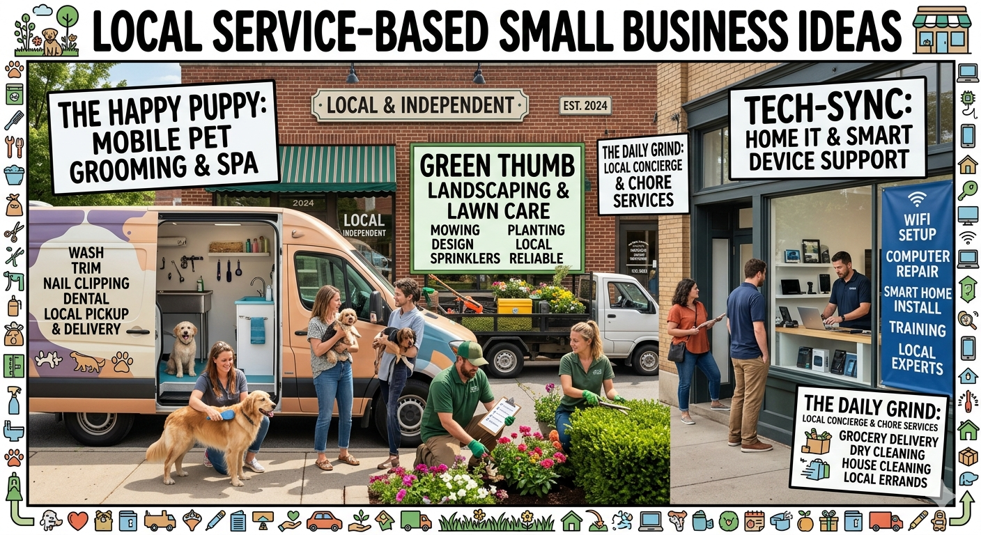 local service-based small business ideas