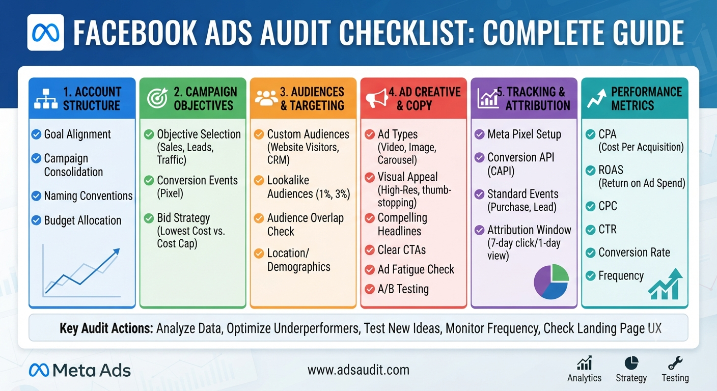 Facebook Ads Audit Checklist: Complete Guide