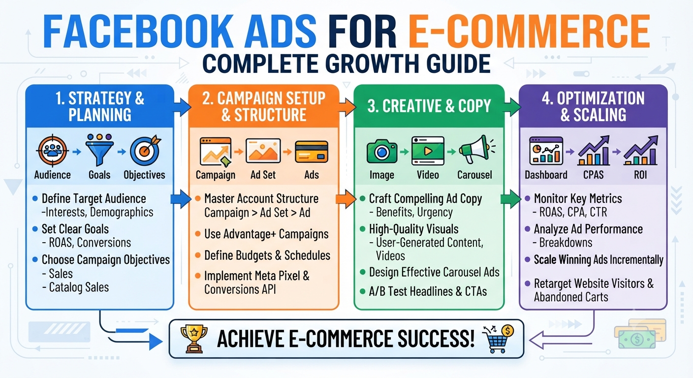 Facebook Ads for E-commerce: Complete Growth Guide.
